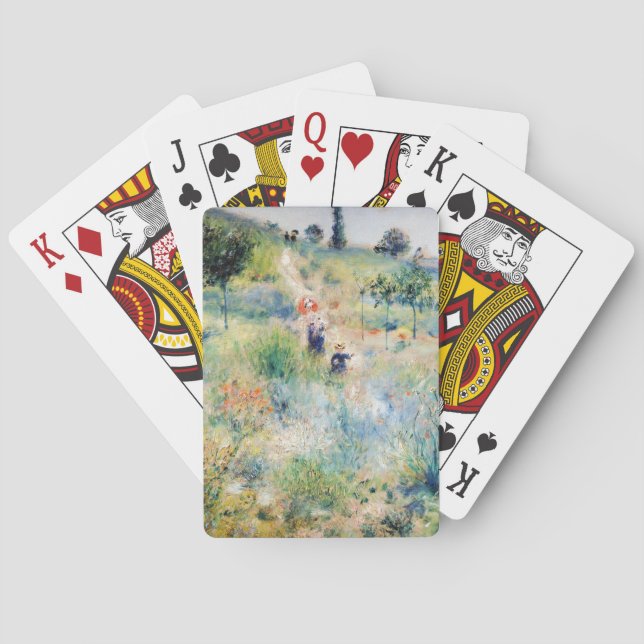 Renoir - Väg som leder genom tallgräs Casinokort (Baksidan)