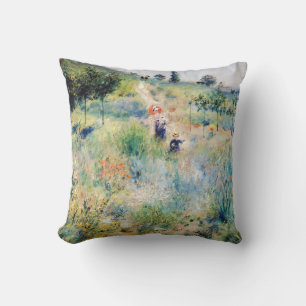 Renoir - Väg som leder genom tallgräs Kudde