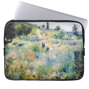 Renoir - Väg som leder genom tallgräs Laptop Fodral