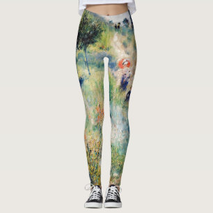 Renoir - Väg som leder genom tallgräs Leggings