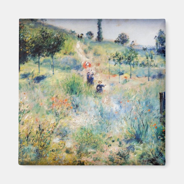 Renoir - Väg som leder genom tallgräs Magnet (Framsidan)