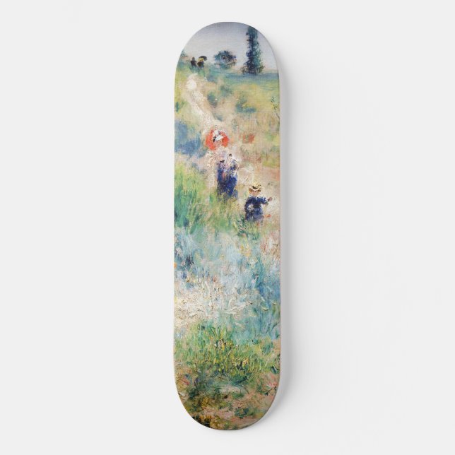 Renoir - Väg som leder genom tallgräs Mini Skateboard Bräda 18,5 Cm (Framsida)