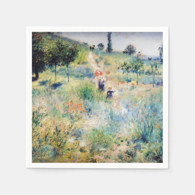 Renoir - Väg som leder genom tallgräs Pappersservett (Framsidan)