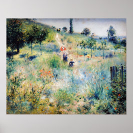 Renoir - Väg som leder genom tallgräs Poster
