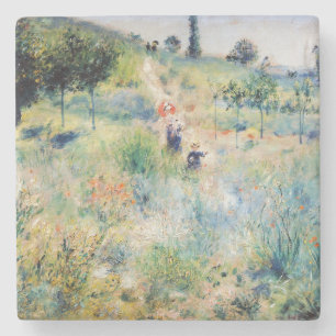 Renoir - Väg som leder genom tallgräs Stenunderlägg
