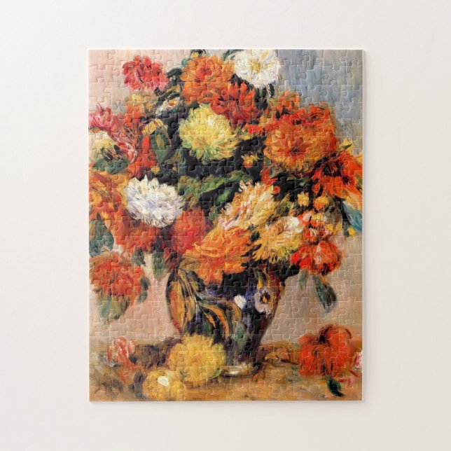 Renoir - Vas of Flowers, 1884 Pussel (Vertikal)