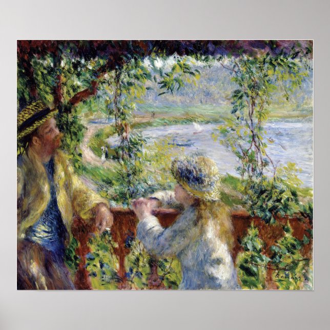 Renoir - Vatten (nära Sjö) 1880 Poster (Framsidan)