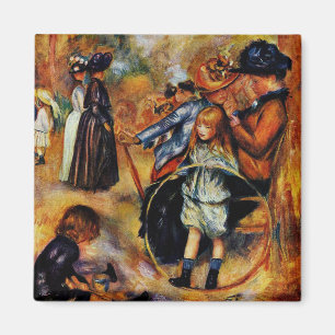 Renoir: Vid luxemburgska trädgårdar Magnet