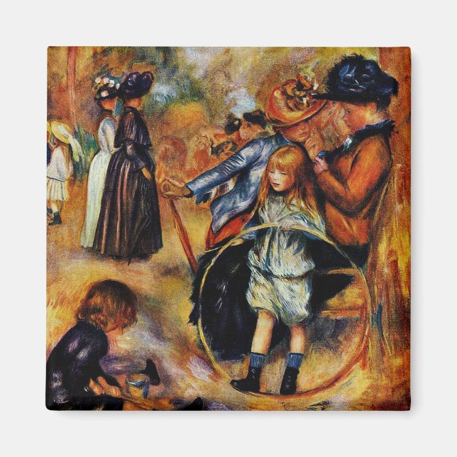 Renoir: Vid luxemburgska trädgårdar Magnet (Framsidan)