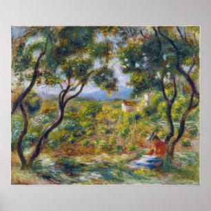 Renoir - Vinodlingarna i Cagnes 1908 Poster