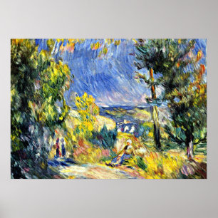 Renoir - Visa nära Antibes Poster