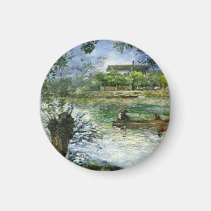 Renoir, Willows och Figurer i en båt Magnet