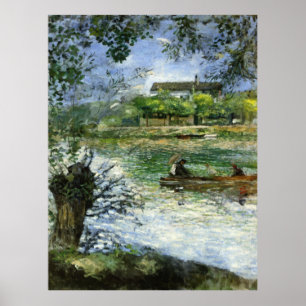 Renoir, Willows och Figurer i en båt Poster