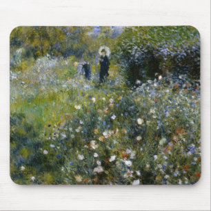 Renoir Woman med Parasol i Garden Fine Art Musmatta