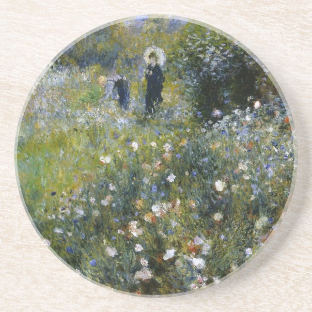 Renoir Woman med Parasol i Garden Underlägg (Framsidan)