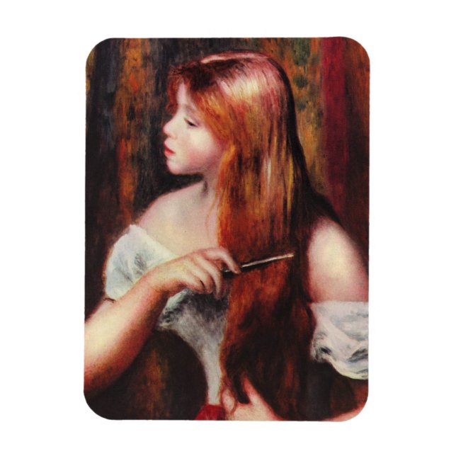 Renoir Young Girl kommer med Hair Magnet (Vertikal)