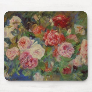 Renoir'a en vas av rostilleben musmatta