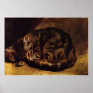Renoirs A som sovar katten Poster