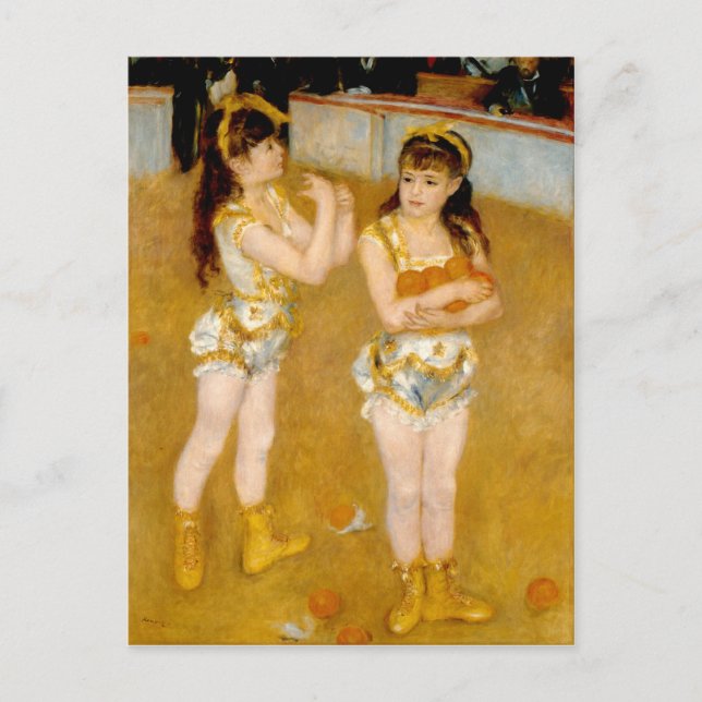 Renoirs Acrobat vid Cirque Fernando (1879) Vykort (Framsida)
