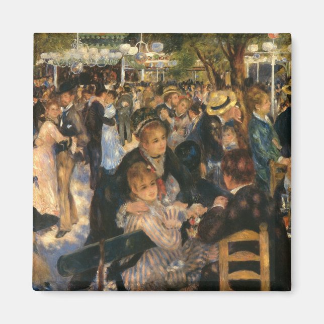 Renoir's Bal du de la Galette (1876) Magnet (Framsidan)