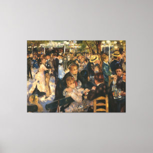 Renoir's Bal du moulin de la Galette (1876) Canvastryck