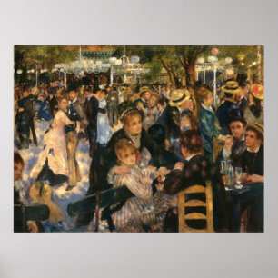 Renoir's Bal snubben la Galette (1876) Poster