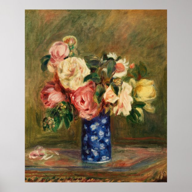 Renoir's Bouquet of Ro Poster (Framsidan)