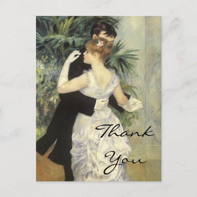 Renoir's City Dance Vykort (Framsida)