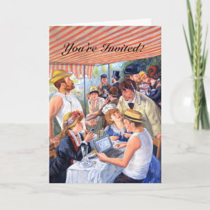 Renoir's Luncheon 2.0/ bjudande Inbjudan
