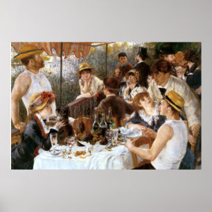 Renoirs `-Luncheon av roddpartyet', Poster