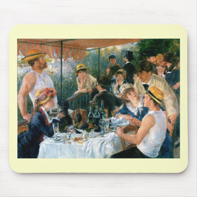 Renoir's Luncheon of the Boating Party (1881) Musmatta (Framsidan)