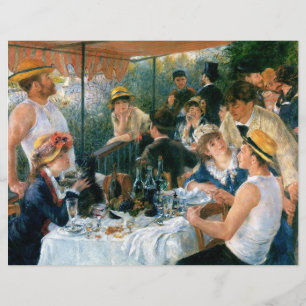 Renoir's Luncheon of the Boating Party (1881) Reklamblad