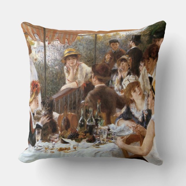 Renoirs "Luncheon of the Boating Party" Kudde (Framsida)