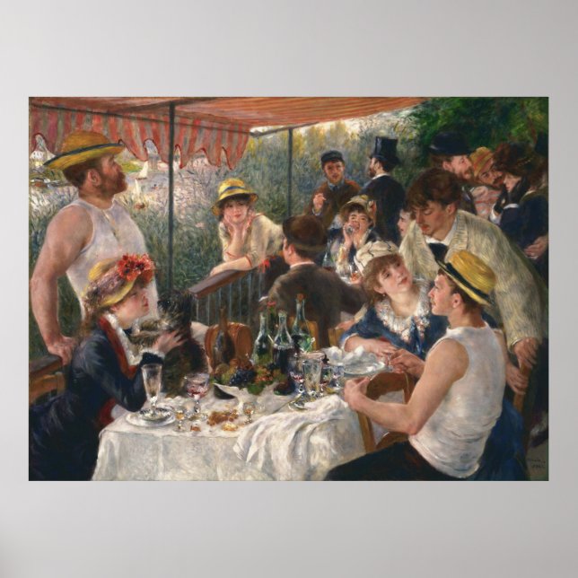 Renoir's Luncheon of the Boating Party Poster (Framsidan)