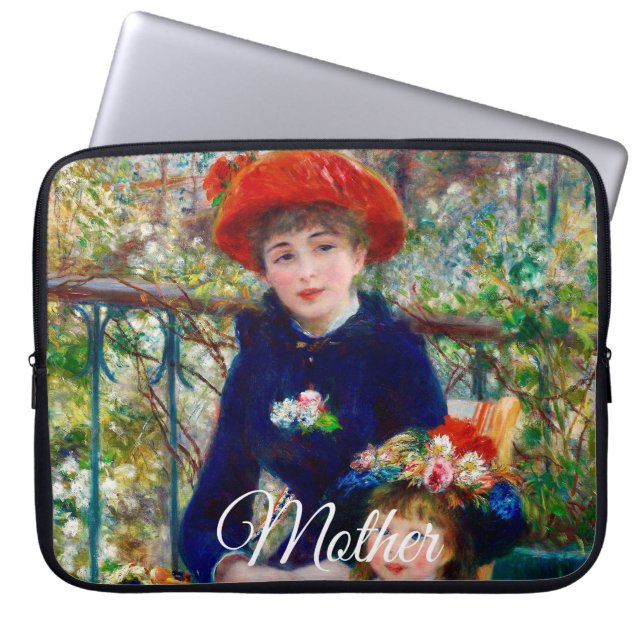 Renoir's mor och barn  laptop fodral (Framsidan)