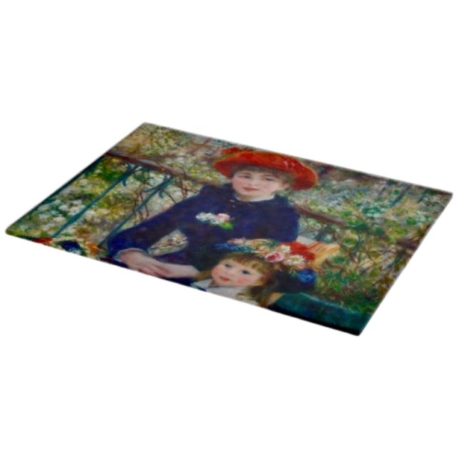 Renoir's Mor och Barn Skärbräda (Glass Cutting Board – 5 different sizes. 100% food safe.  tempered glass Non-skid rubber feet. 
)