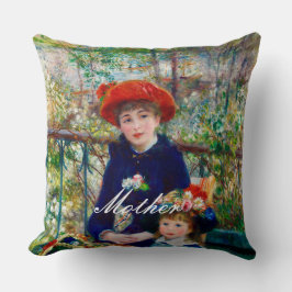 Renoirs Mor och Child Dekorativ kudde