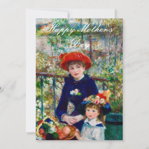 Renoirs Mor och Child Julkort