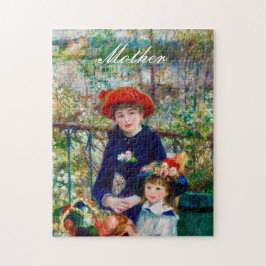 Renoirs Mor och Child Puzzle Pussel