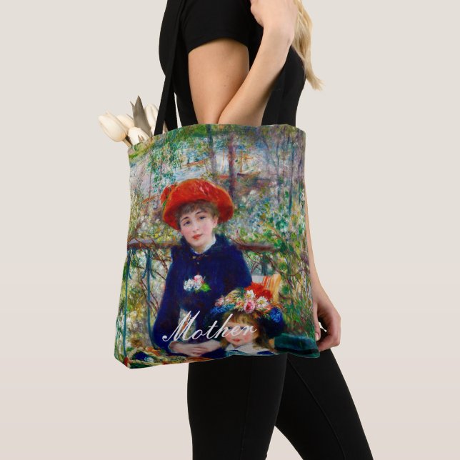 Renoirs Mor och Child Tygkasse (Närbild)