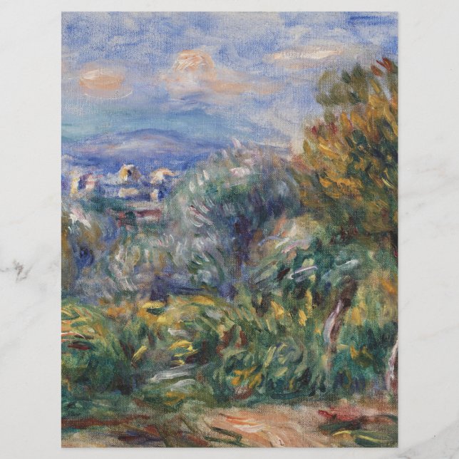 Renoir's Nature Ligcape Scrapbook Papper (Framsida)