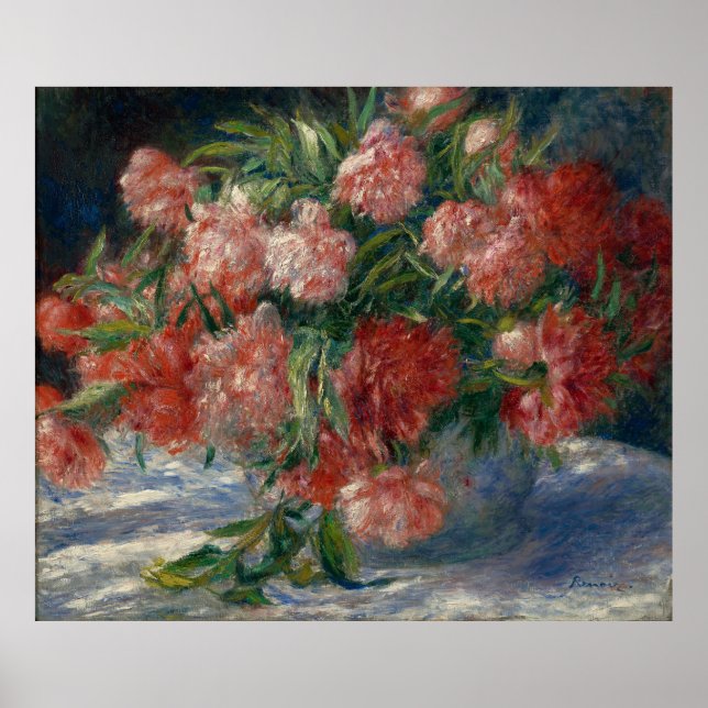 Renoirs Peonies Poster (Framsidan)
