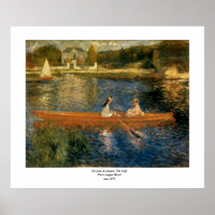Renoir's Seine at Asnières (The Skiff) ca 1879 Poster