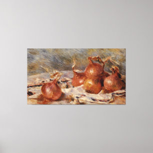 Renoirs stillliv med lök (1881) canvastryck