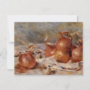Renoirs stillliv med lök (1881) inbjudningar