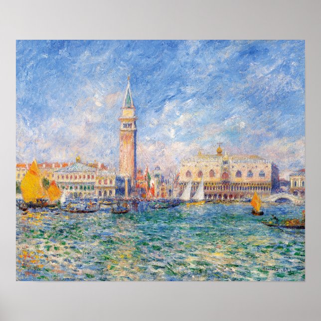 Renoirs syn på Venedig Poster (Framsidan)