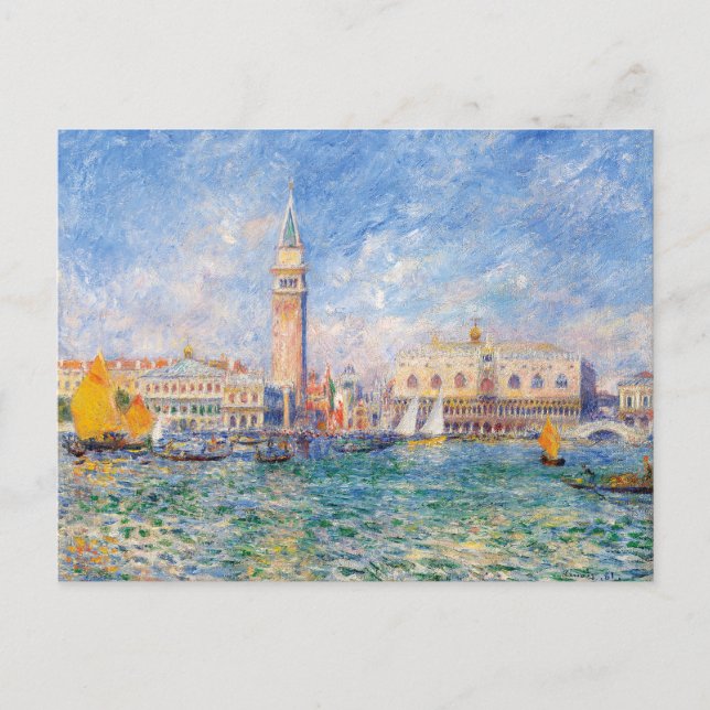 Renoirs syn på Venedig Vykort (Framsida)