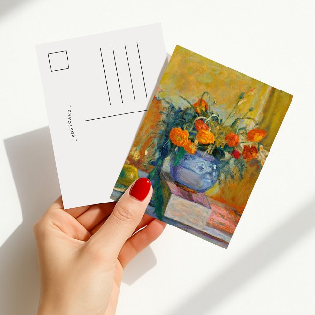 Renoncules au Vas Bleu | Pierre Bonnard Vykort (Skapare uppladdad)