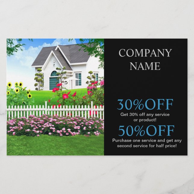 Renovation Carpentry Bygglandskap Flygblad (Framsidan)