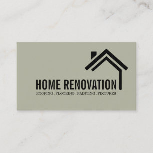 Renovering av hemmet visitkort
